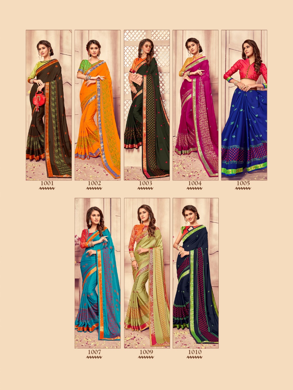 Kashish Printed Casual Wear Saree Collection