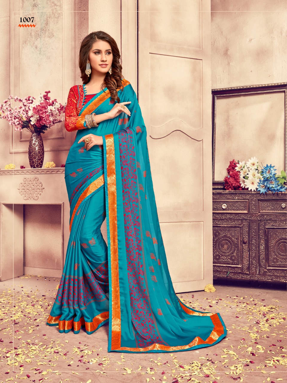 Kashish Printed Casual Wear Saree Collection
