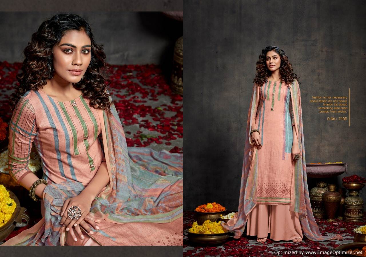 Kesar Presents  Paris  Designer Dress Material