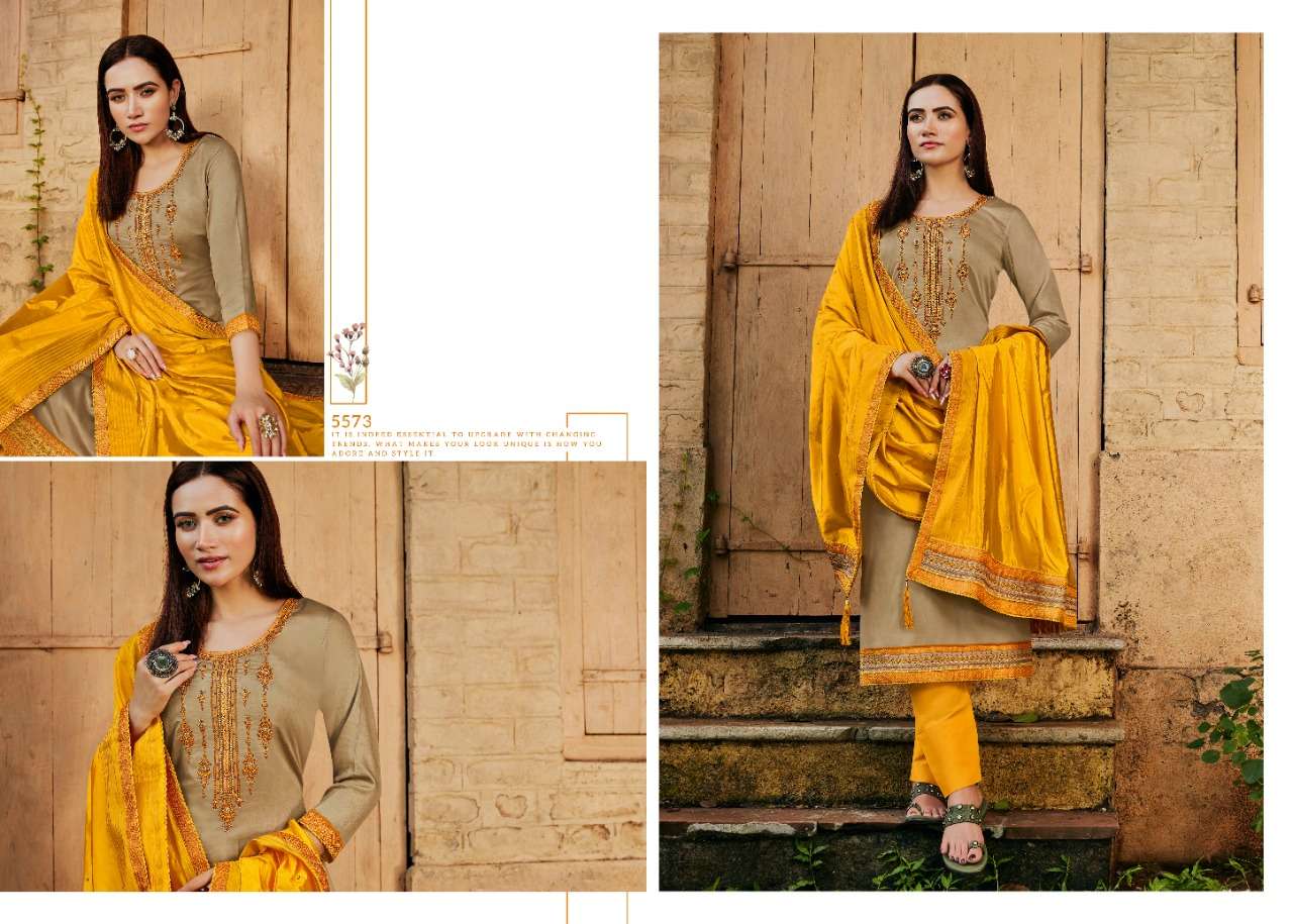 Kessi  Presents  Silk Shine Vol 3  Designer Dress Material