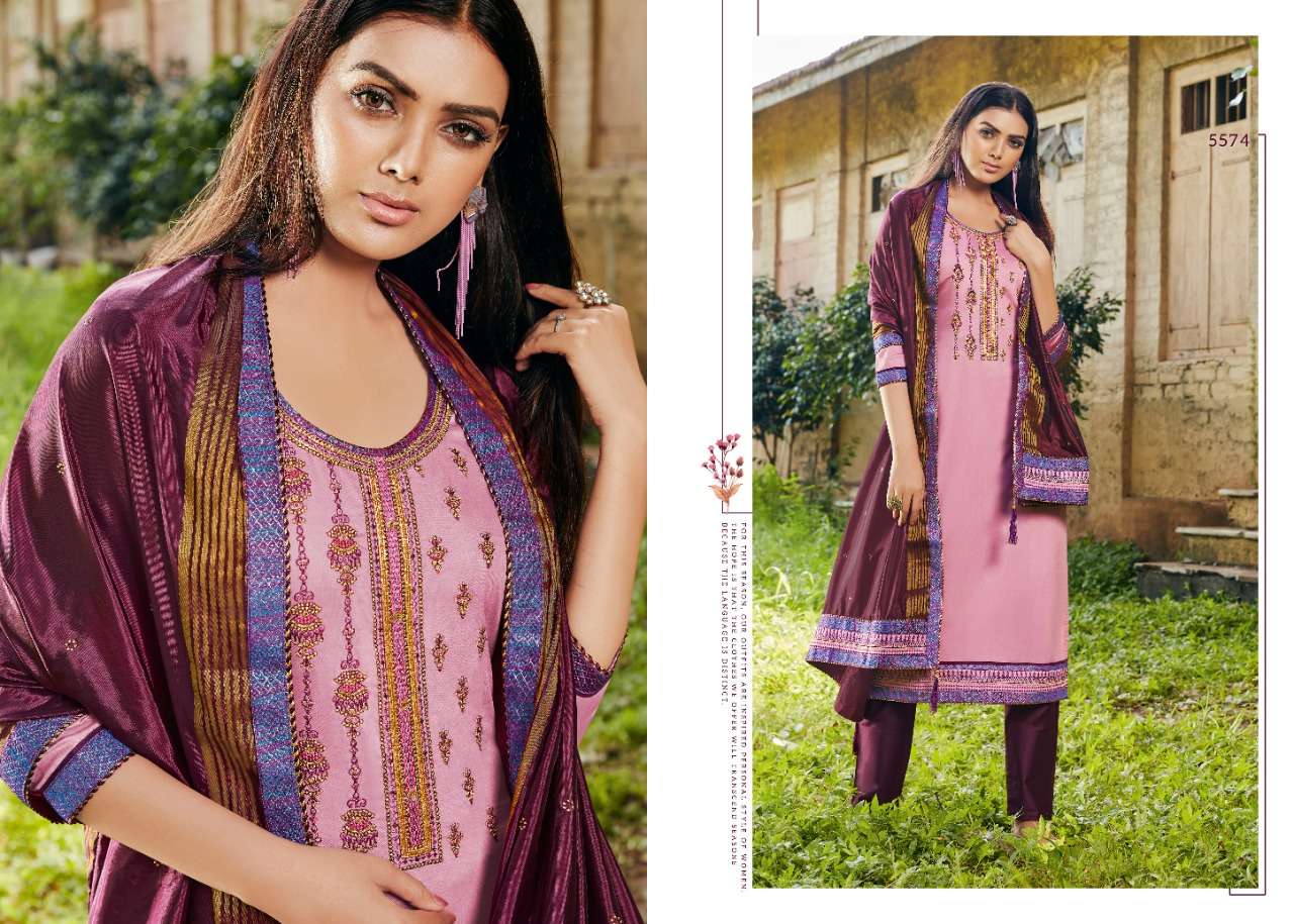 Kessi  Presents  Silk Shine Vol 3  Designer Dress Material