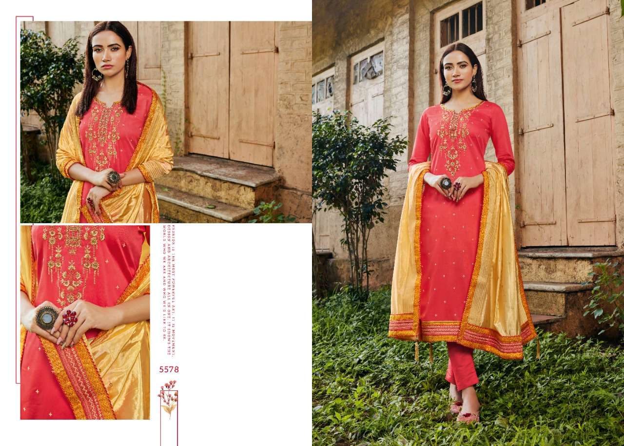 Kessi  Presents  Silk Shine Vol 3  Designer Dress Material