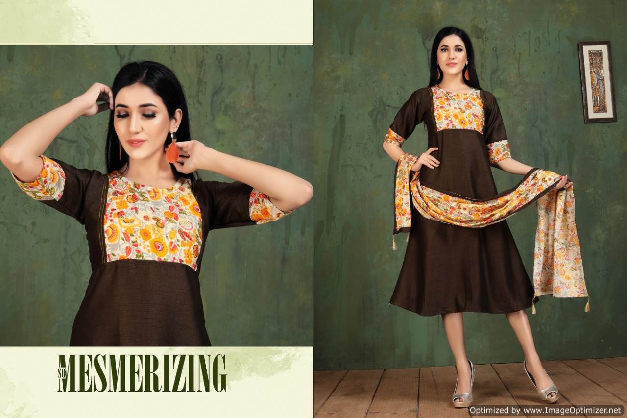 Kinti  Presents Panghat  Vol 13  Designer  Kurti Catalogue