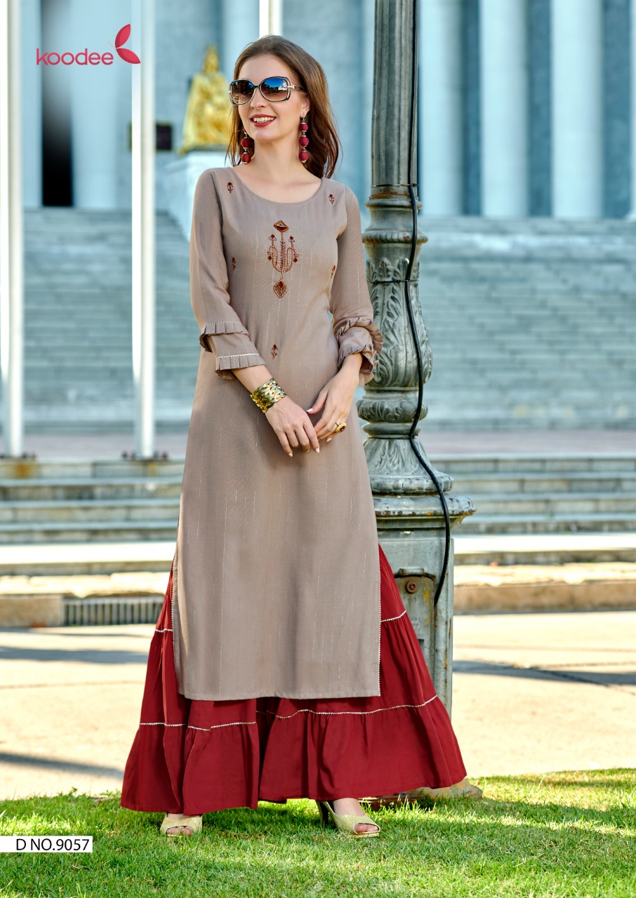 Koodee Presents Mahi  Vol 2  Kurti With Sharara