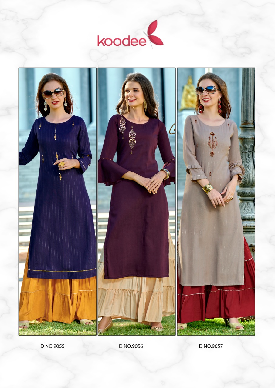 Koodee Presents Mahi  Vol 2  Kurti With Sharara