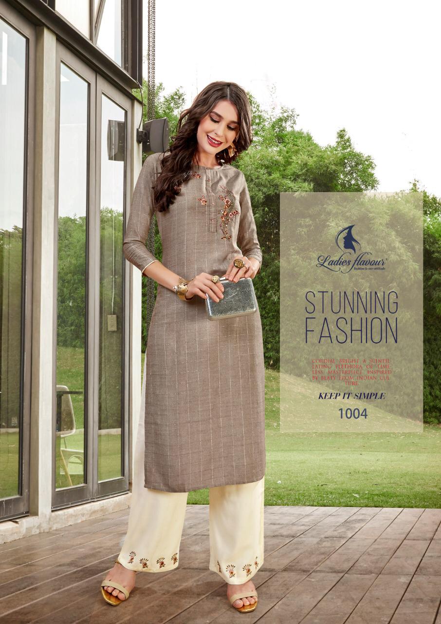 Ladies Flavour Presents Lilly  Kurti With Bottom Collection