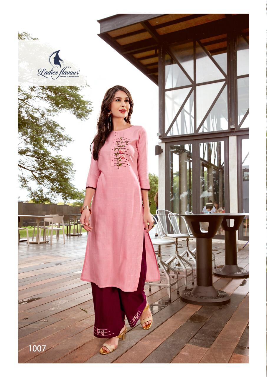 Ladies Flavour Presents Lilly  Kurti With Bottom Collection