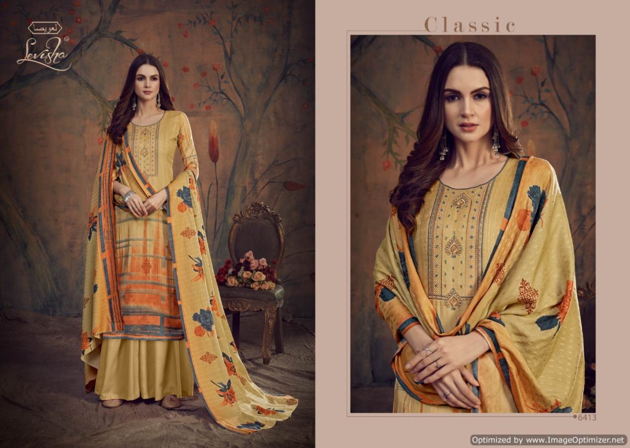 Levisha Presents Hafiza Vol  4 Pure Pashmina Winter Collection