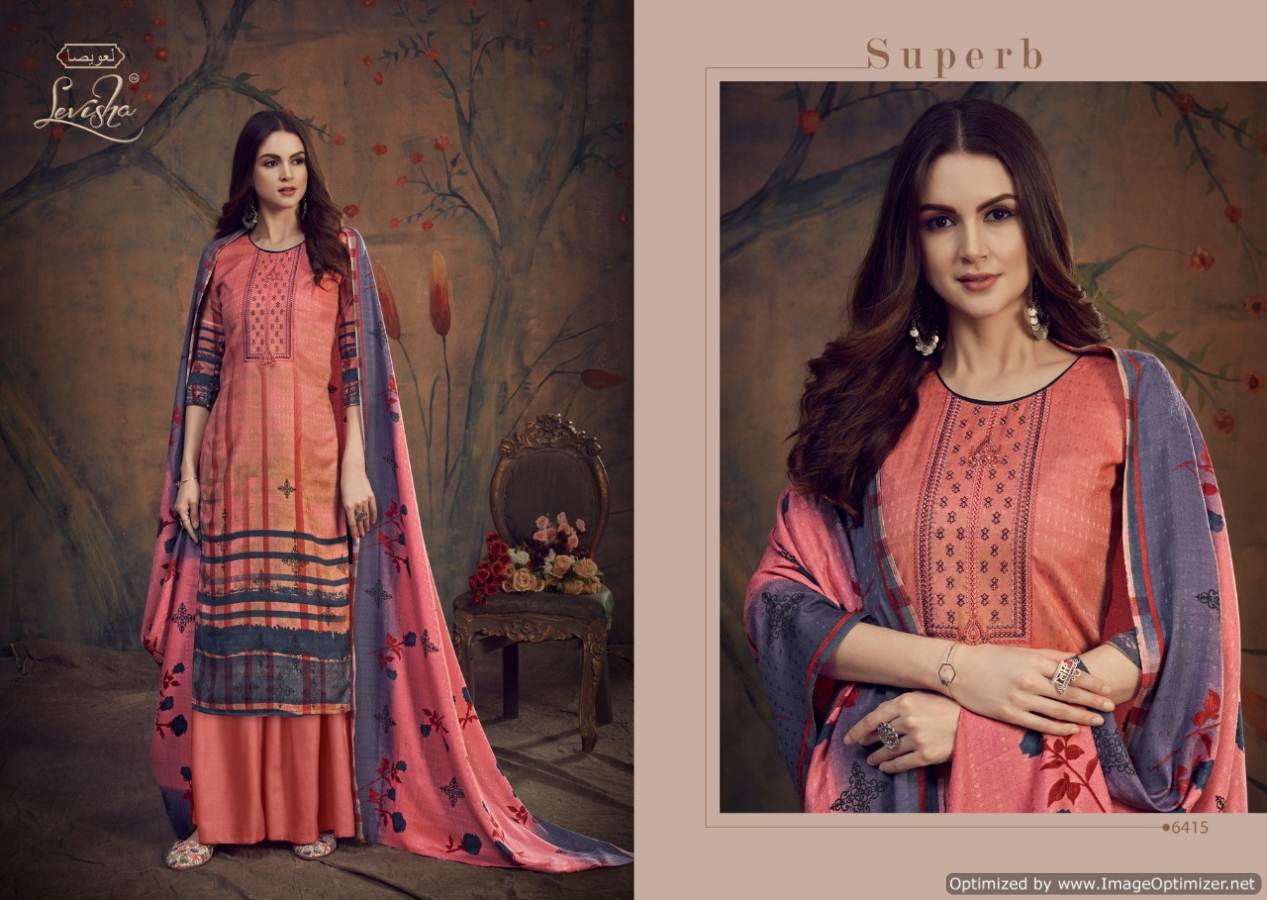 Levisha Presents Hafiza Vol  4 Pure Pashmina Winter Collection