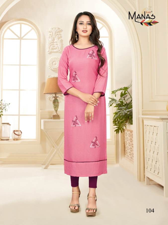 Manas  Presents Priyal Vol 7 Casual Wear Kurti Collection