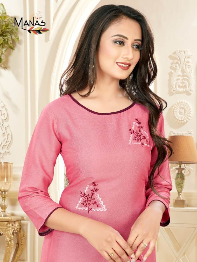 Manas  Presents Priyal Vol 7 Casual Wear Kurti Collection