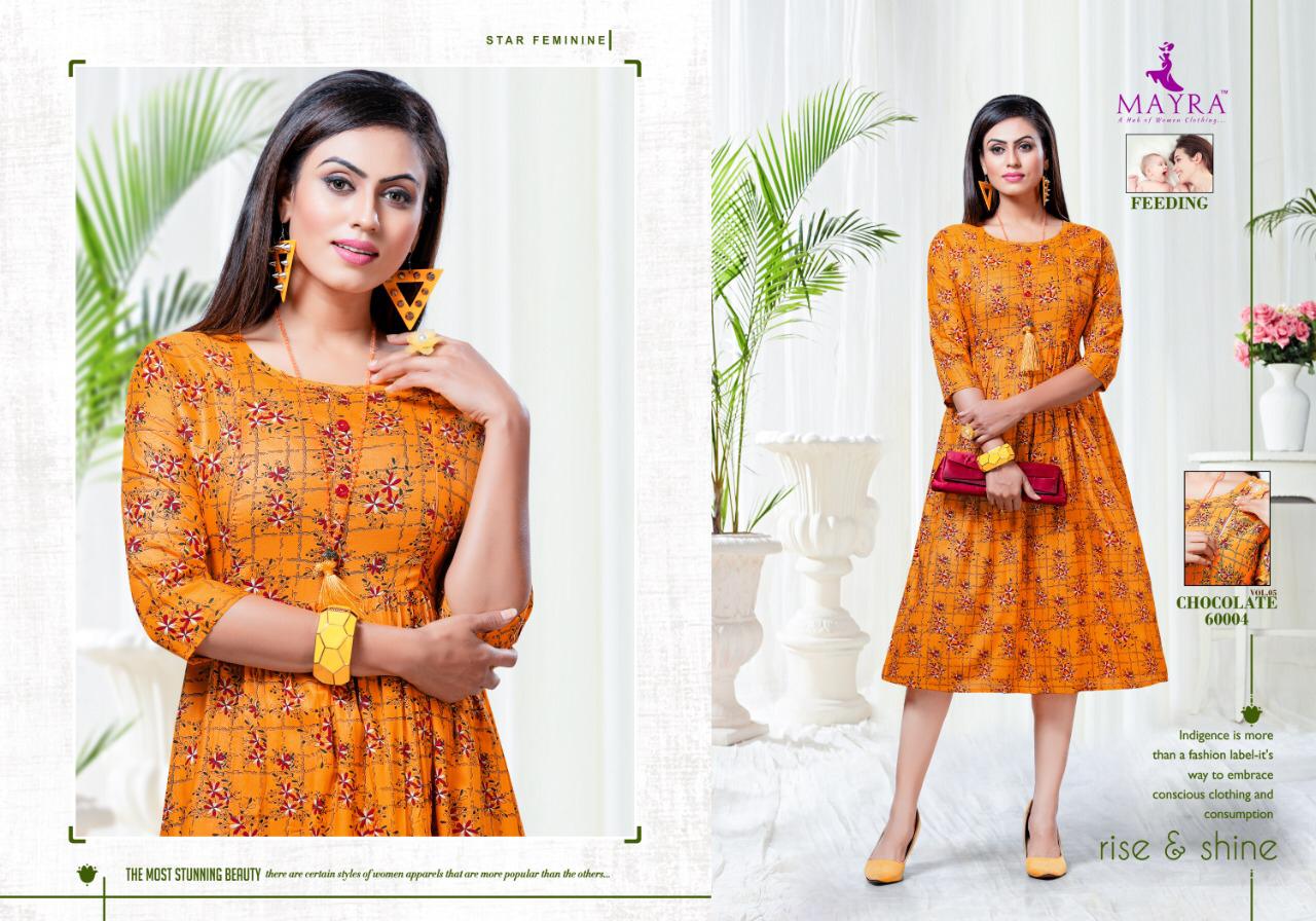 Mayra Presents  Chocolate Vol  5  Stylish Kurtis