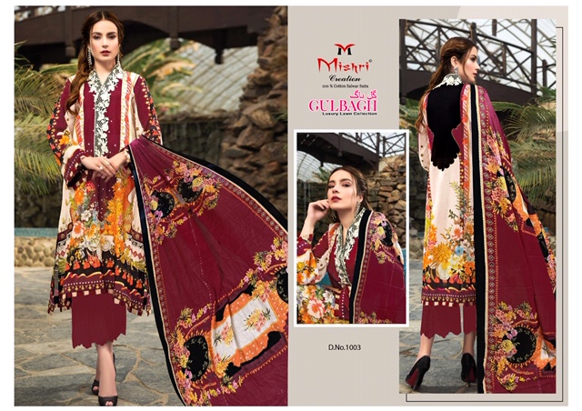 Mishri Presents  Gulbagh  Karachi Dress Material
