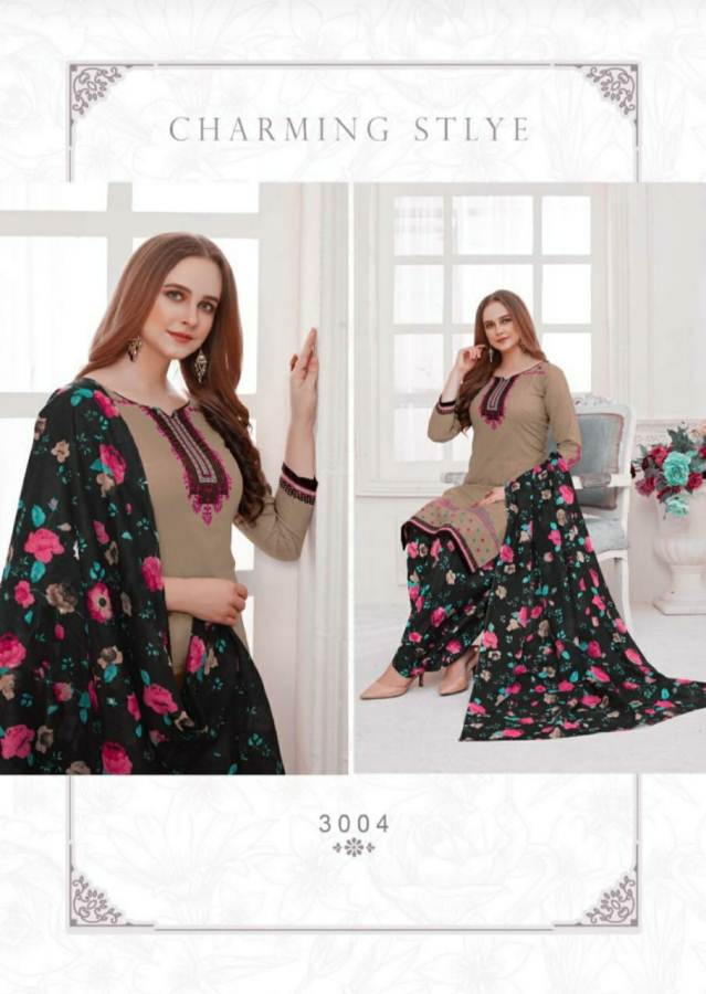 Mishri Presents Magic Patiyala  Printed Dress Material