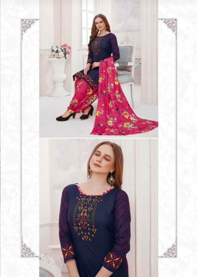 Mishri Presents Magic Patiyala  Printed Dress Material