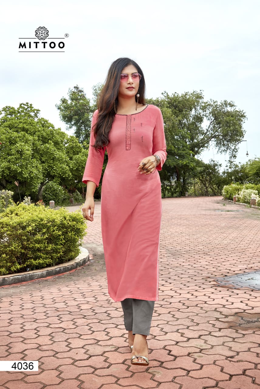 Mittoo Presents Mohini Vol 2 Casual Wear Kurti With Bottom