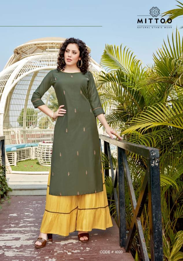 Mittoo  Presents Zohra  Vol 3  Kurti With Bottom Collection