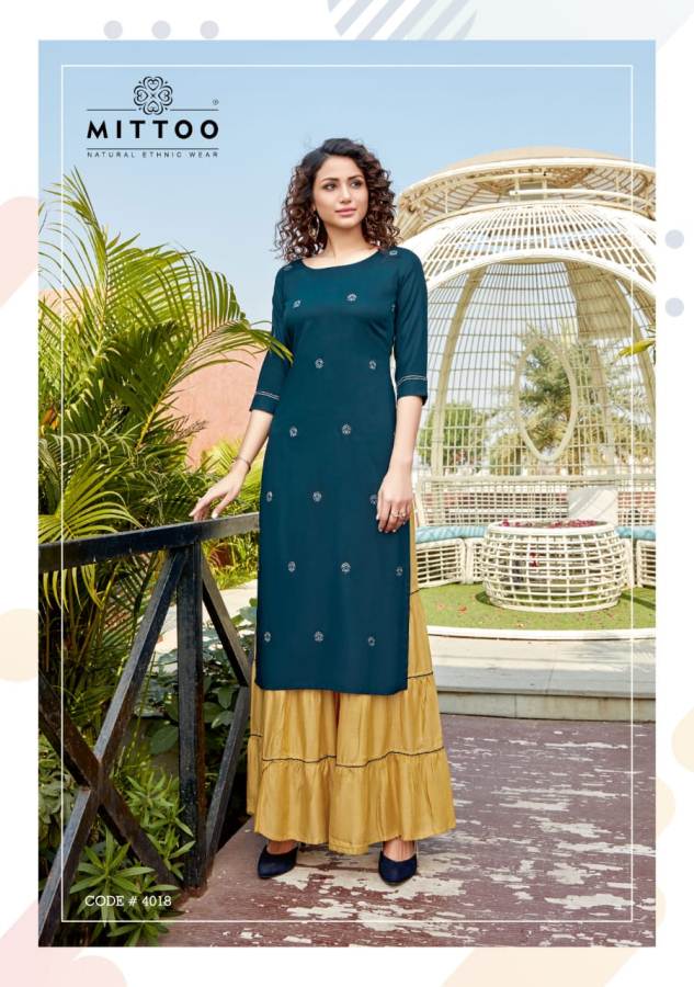 Mittoo  Presents Zohra  Vol 3  Kurti With Bottom Collection