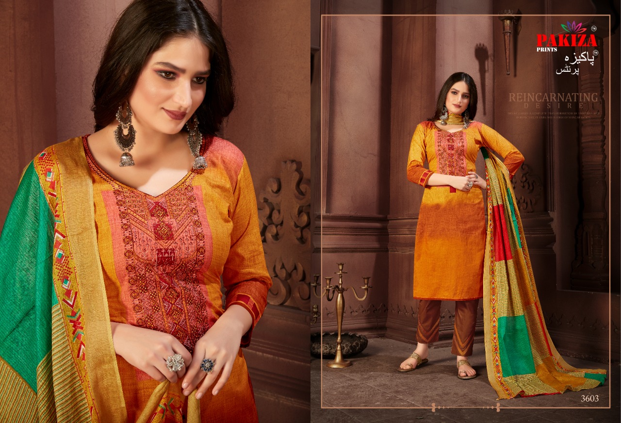 Pakiza  Presents Sana Safinaz  Vol 36 Designer Dress Material