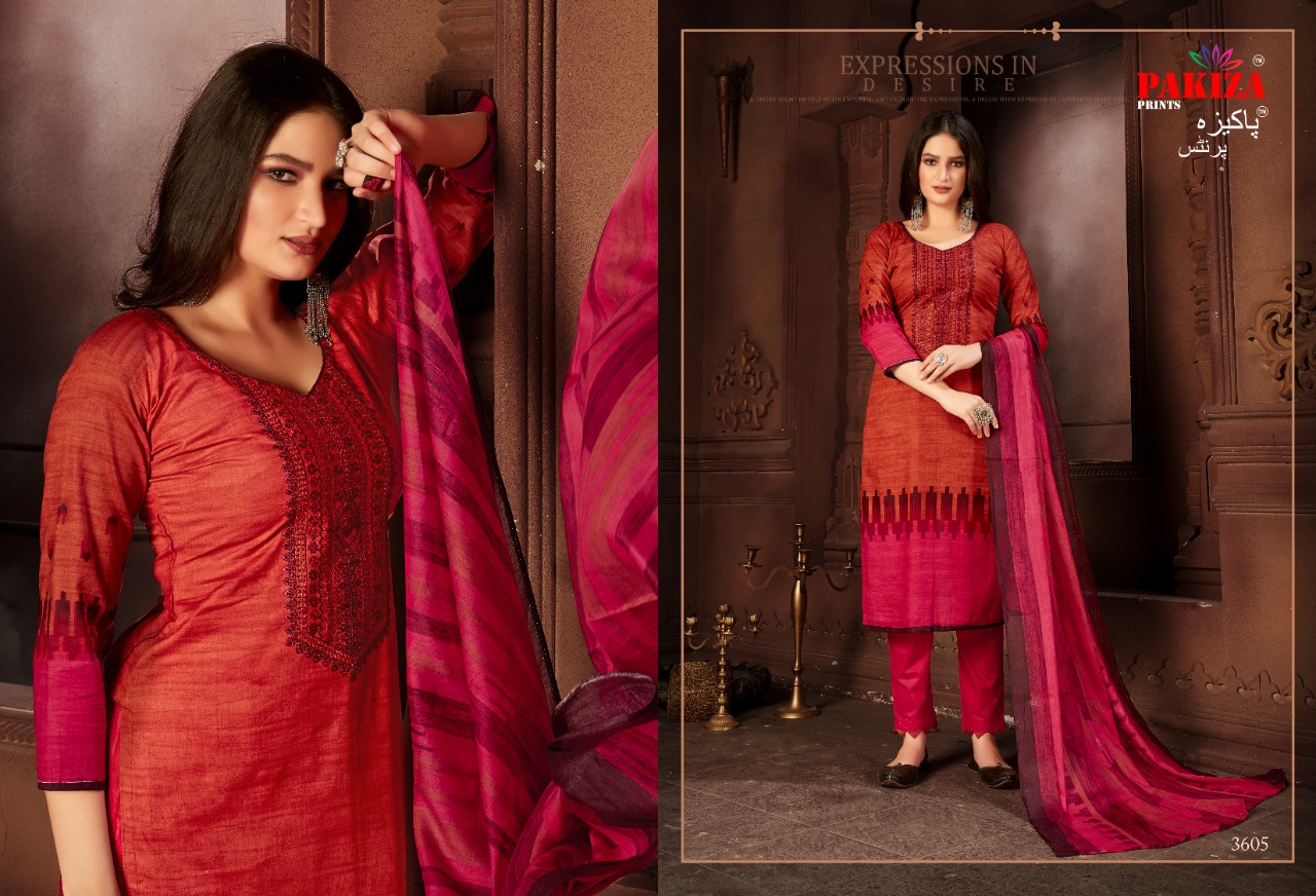 Pakiza  Presents Sana Safinaz  Vol 36 Designer Dress Material