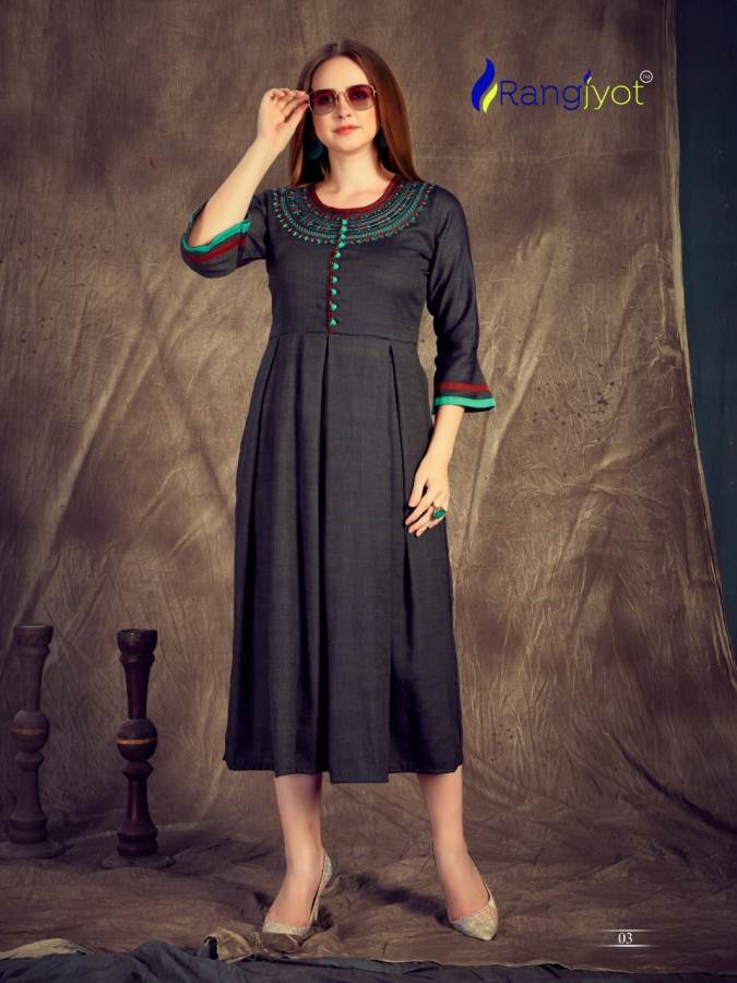 Rangjyot Presents Herry Vol 3 Designer Kurti Collection