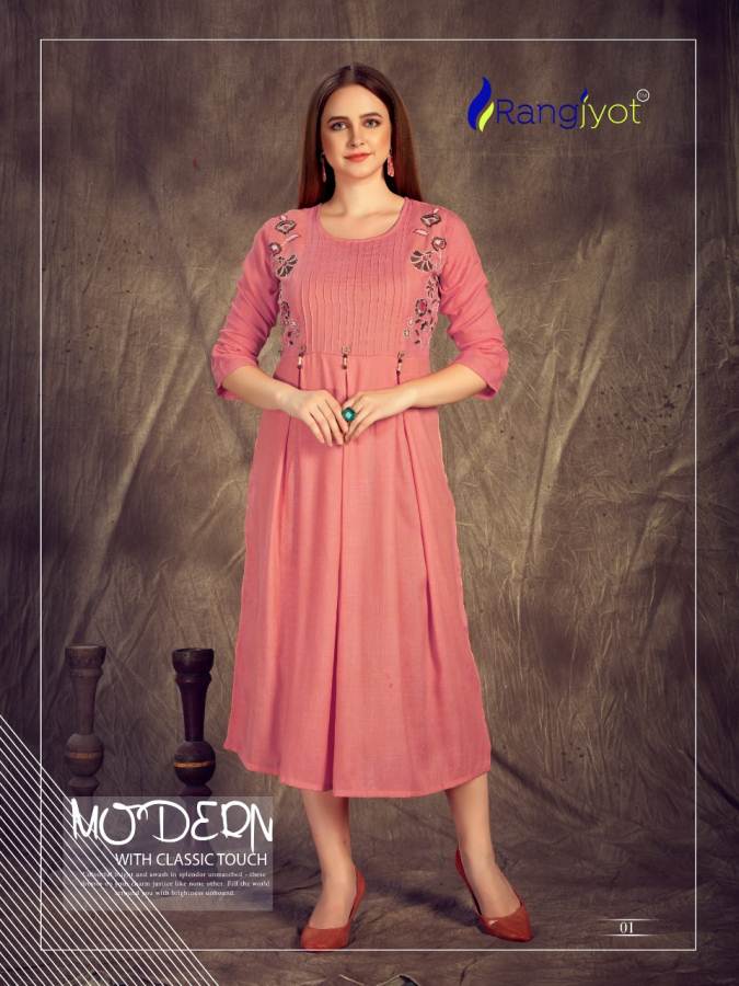 Rangjyot Presents Herry Vol 3 Designer Kurti Collection