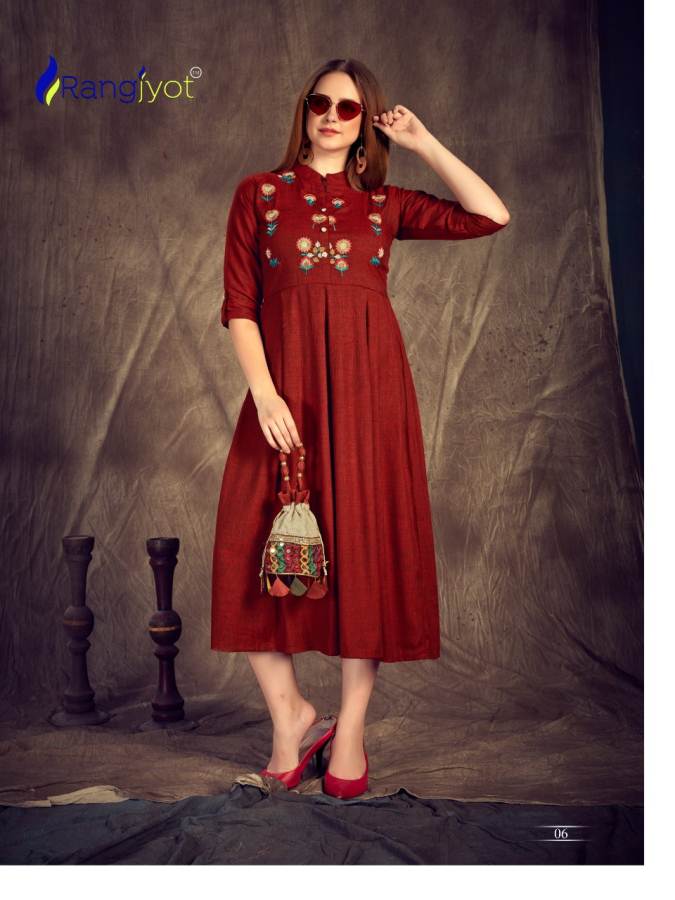 Rangjyot Presents Herry Vol 3 Designer Kurti Collection