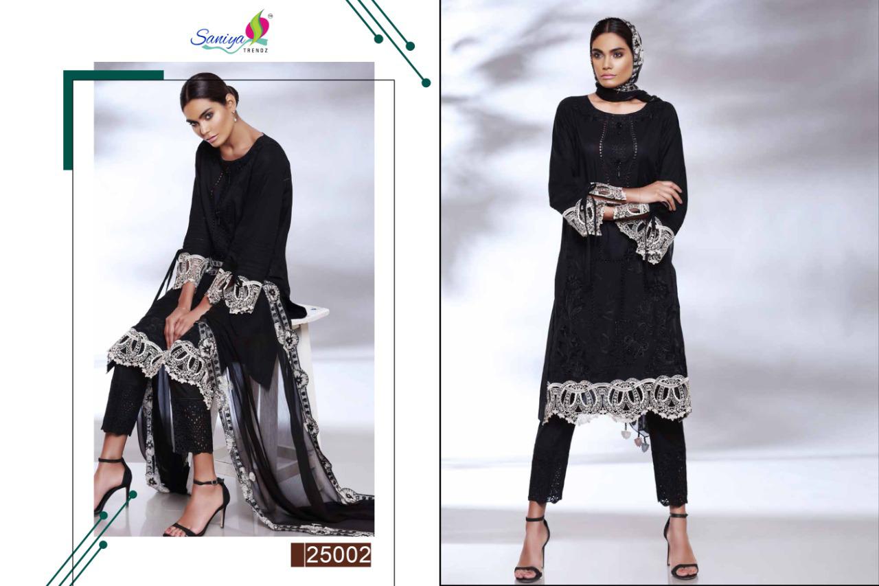 Saniya  Presents  Charizma Qara  Black And White Collection