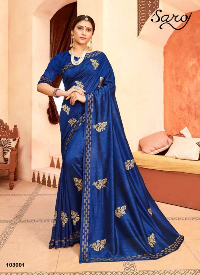Saroj Presents Jharonka  Designer Saree Collection