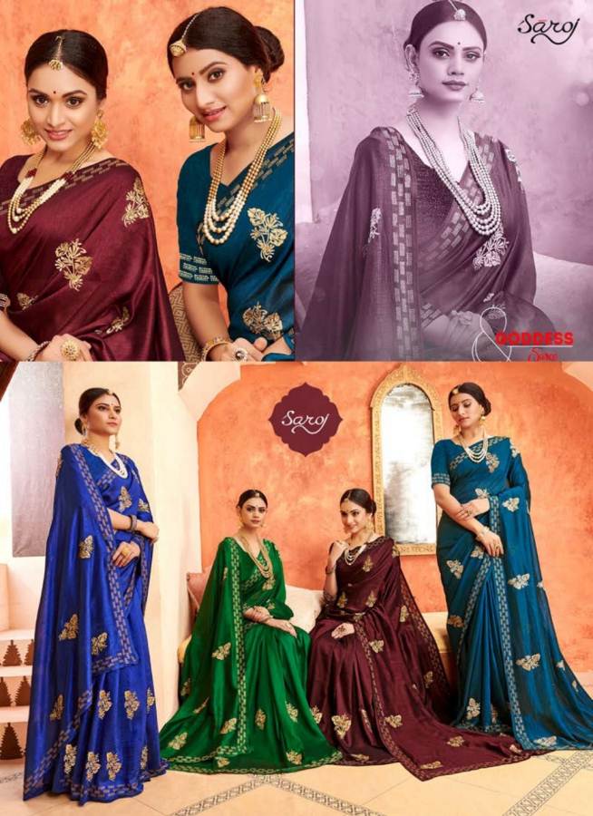 Saroj Presents Jharonka  Designer Saree Collection