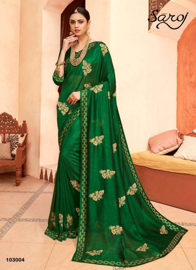 Saroj Presents Jharonka  Designer Saree Collection