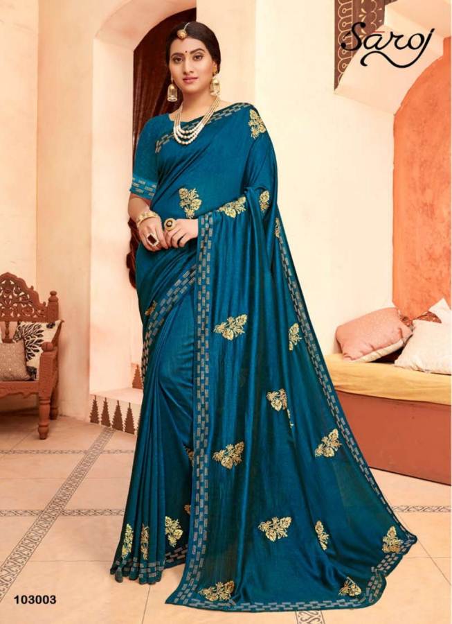 Saroj Presents Jharonka  Designer Saree Collection