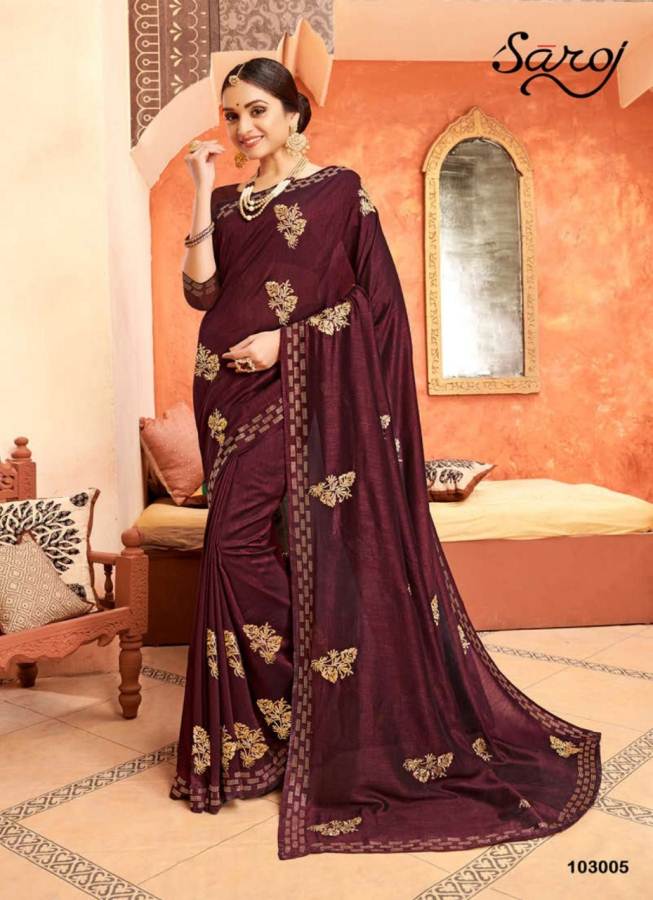 Saroj Presents Jharonka  Designer Saree Collection