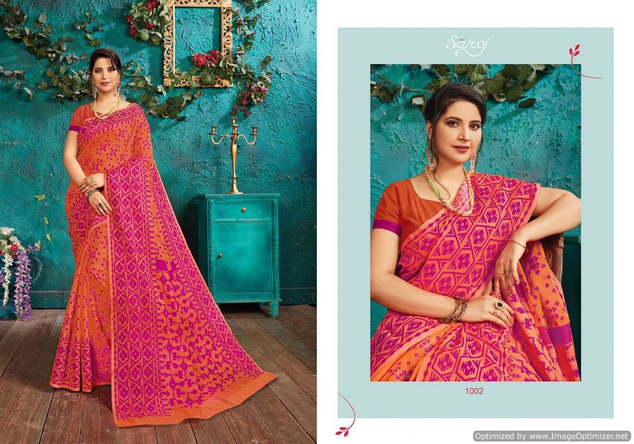Saroj  Presents Monisha  Daily Wear Saree Collection
