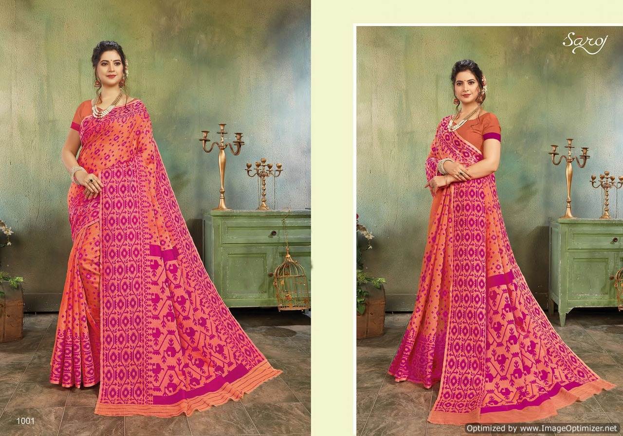 Saroj Presents Monisha  Vol 2  Cotton  Saree Collection