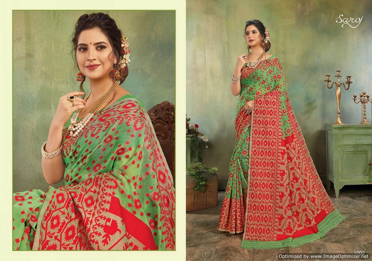 Saroj Presents Monisha  Vol 2  Cotton  Saree Collection