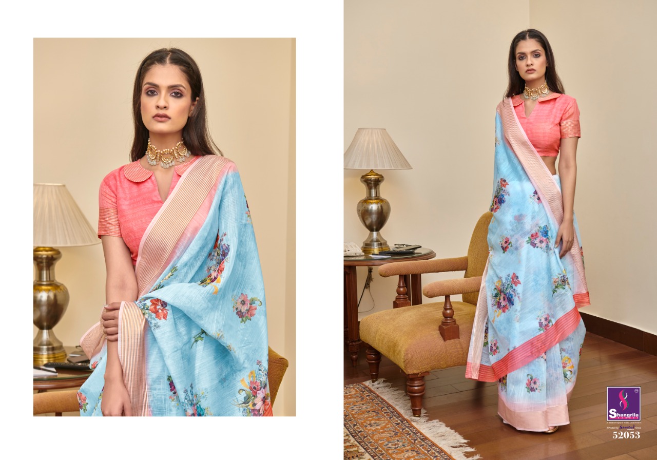 Shangrila Presents  Jaipuri Linen Vol  4 Rich Collection  Saree