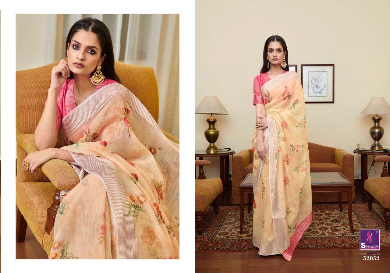 Shangrila Presents  Jaipuri Linen Vol  4 Rich Collection  Saree