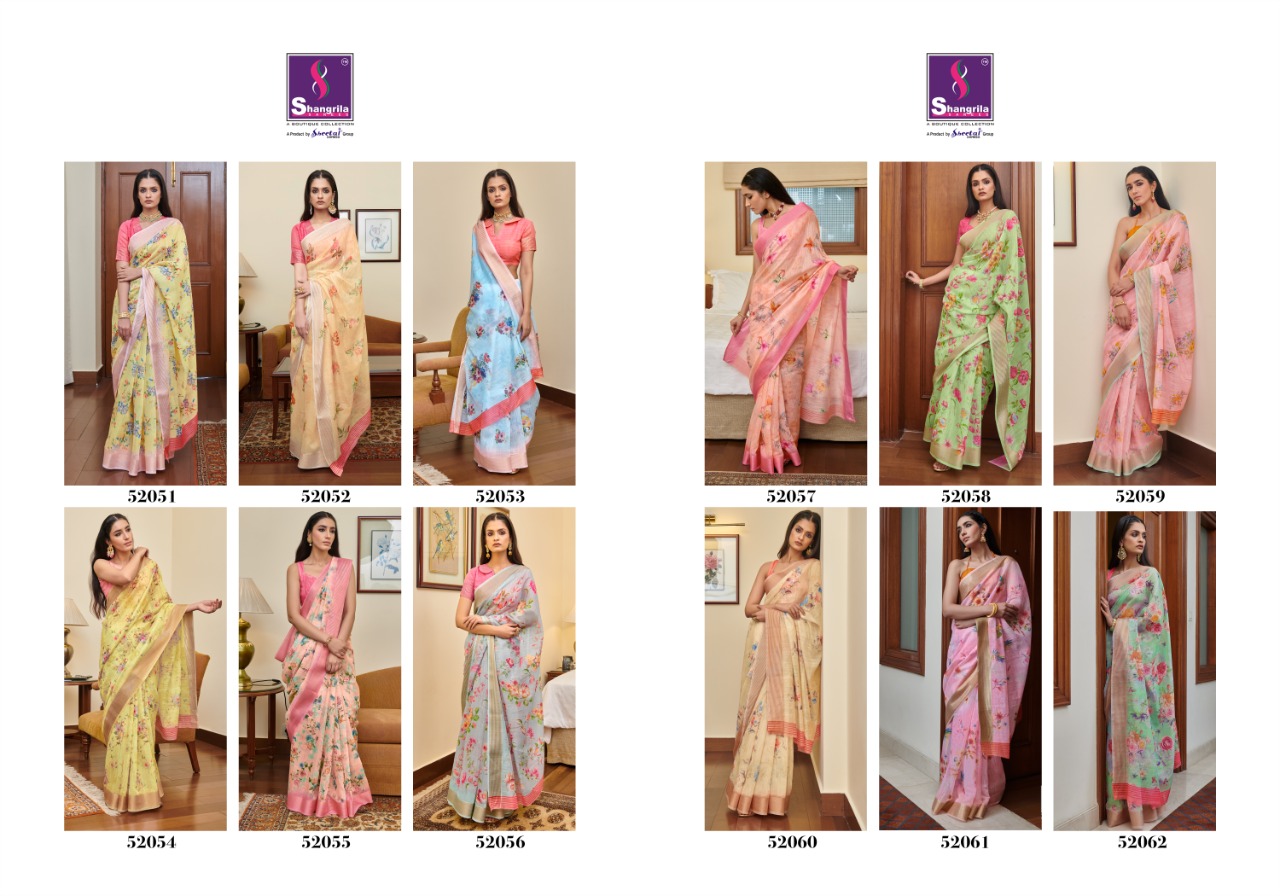 Shangrila Presents  Jaipuri Linen Vol  4 Rich Collection  Saree