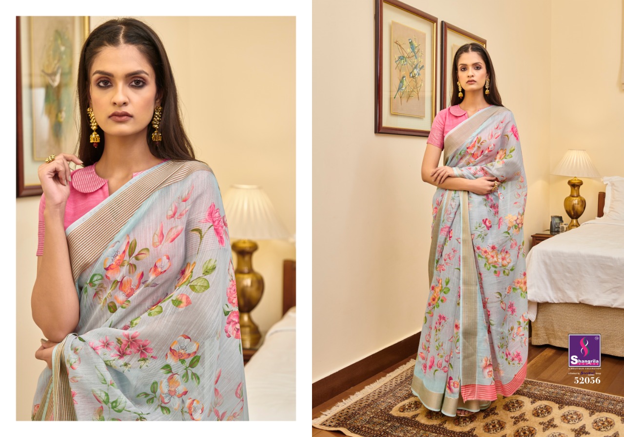 Shangrila Presents  Jaipuri Linen Vol  4 Rich Collection  Saree