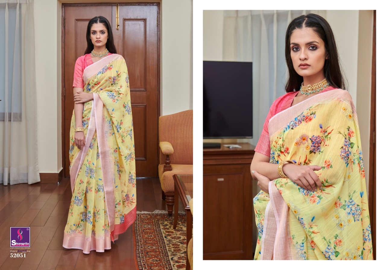 Shangrila Presents  Jaipuri Linen Vol  4 Rich Collection  Saree