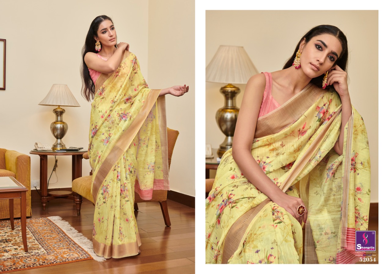 Shangrila Presents  Jaipuri Linen Vol  4 Rich Collection  Saree