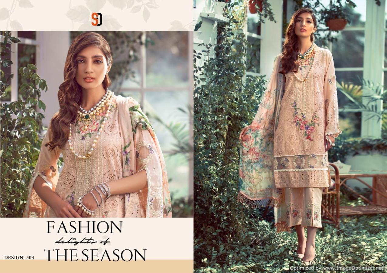 Shraddha Presents Elaf 1 Pure Cambric Cotton Pakistani Suits