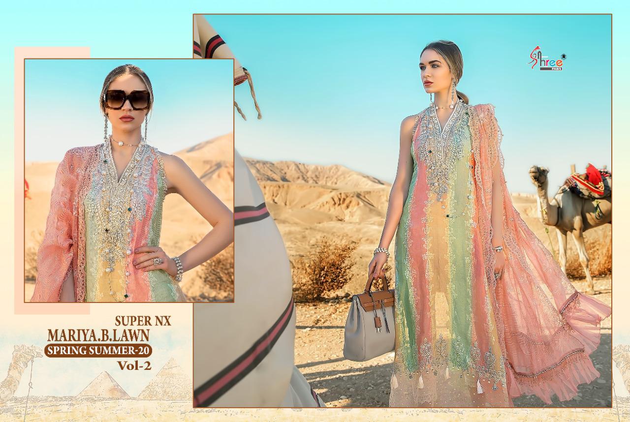 Shree Presents  Mariya B Lawn Vol 2 Summer 20 Super Nx Pakistani Suits