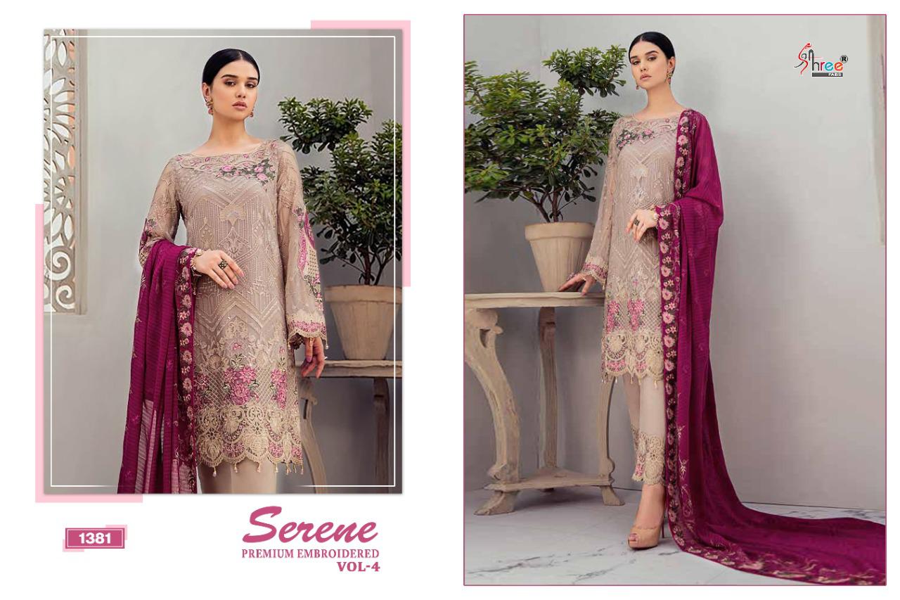 Shree Presents  Serene Premium Embroidered  Vol 4 Heavy Pakistani