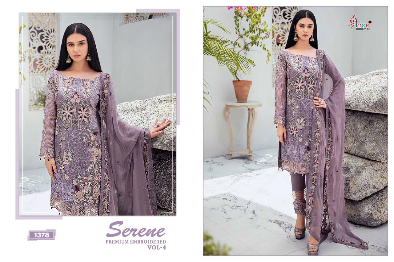 Shree Presents  Serene Premium Embroidered  Vol 4 Heavy Pakistani
