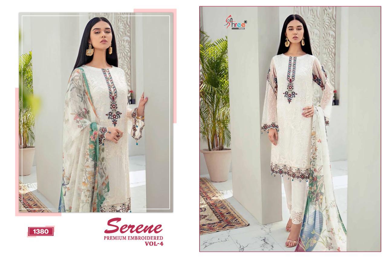 Shree Presents  Serene Premium Embroidered  Vol 4 Heavy Pakistani