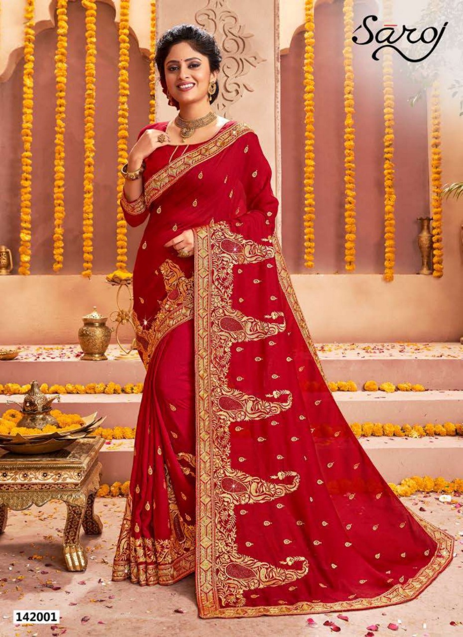 Saroj Presents Rajdhani Designer Sarees