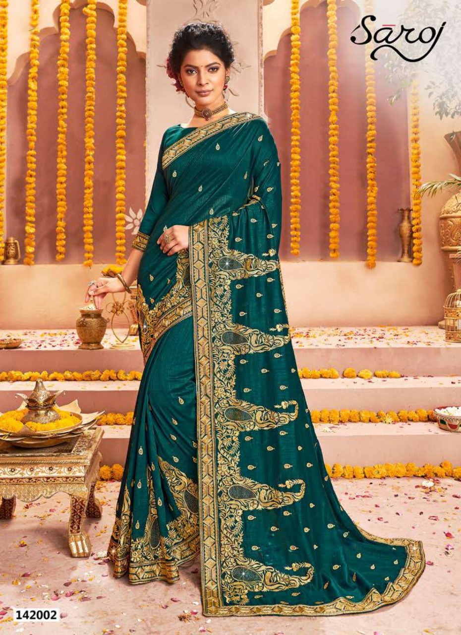 Saroj Presents Rajdhani Designer Sarees