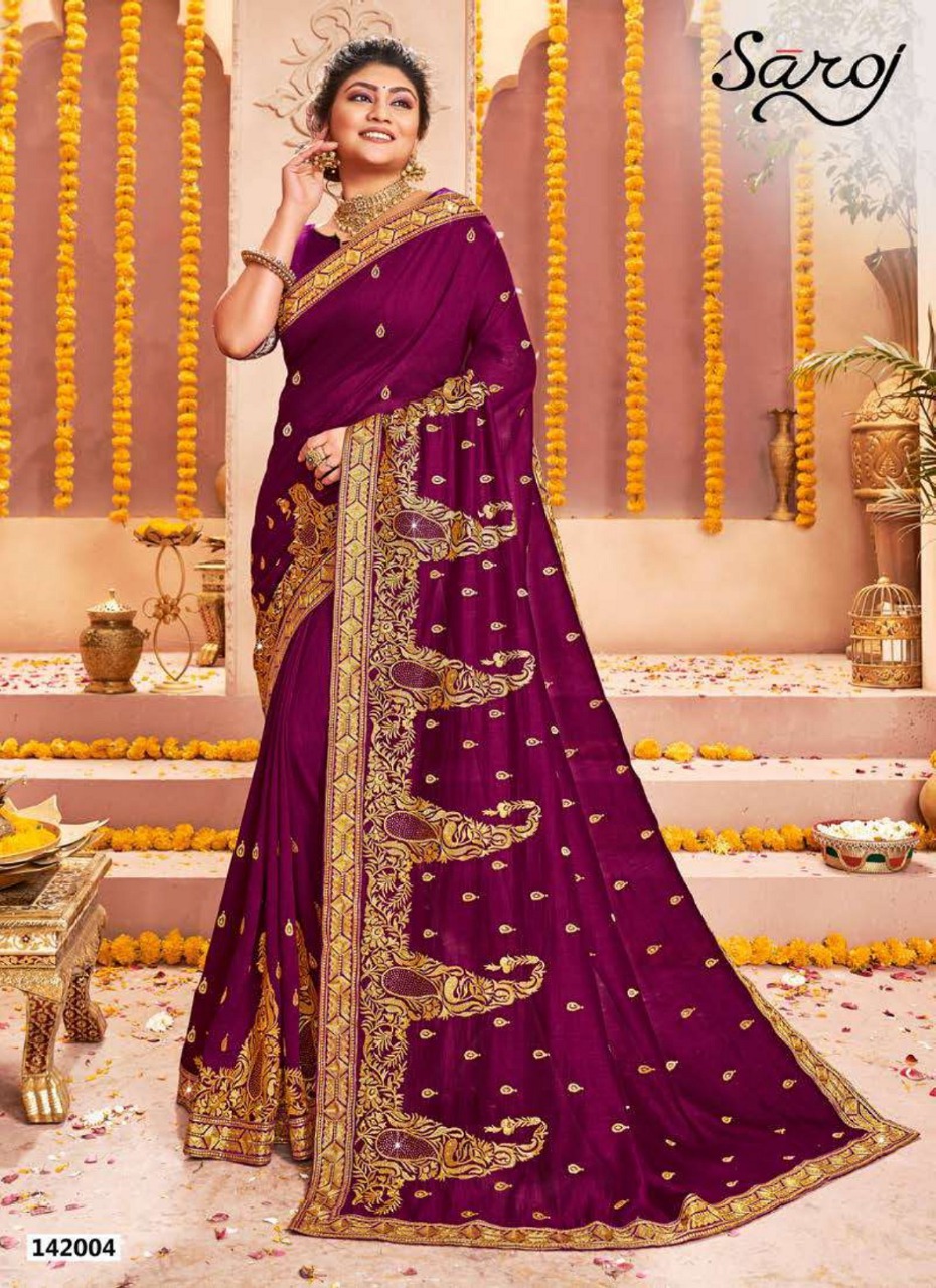 Saroj Presents Rajdhani Designer Sarees